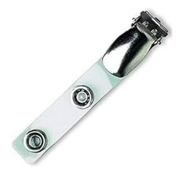 Waizmann.IDeaS 10x Metal Clip with Transparent Tab Braces Clip Metal Snap Button Closure Clip for Card Holder ID Card Holder ID Card Holder ID Card Holder ID Clip