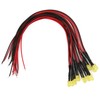 100pcs 12V Clear 5mm Prewired Light Emitting Diodes with 20cm