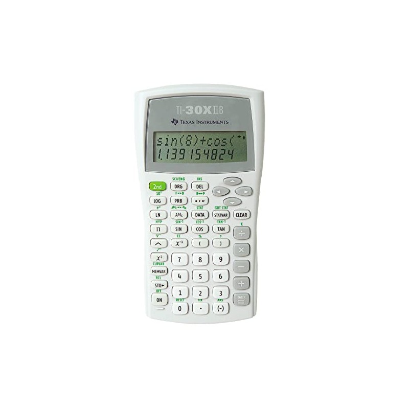 Texas Instruments TI-30 XIIB Two Line Battery Operated School Calculator