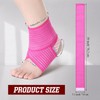 Junkin 2 Pairs Kid's Ankle Support Brace Elastic Ankle Compression
