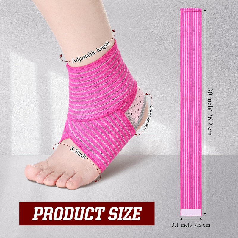 Junkin 2 Pairs Kid's Ankle Support Brace Elastic Ankle Compression