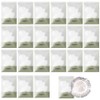 50PCS Individually Wrapped Disposable Shower Caps, Plastic Waterproof Elastic Hair