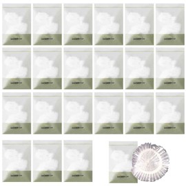50PCS Individually Wrapped Disposable Shower Caps, Plastic Waterproof Elastic Hair Bath Caps,Multipurpose Travel Shower Caps for Hair Treatment, Salon, Spa, Hotel, Travel, Home Use
