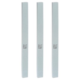 HARFINGTON 3pcs Sharpening Stones 320 Grit 5.9" x 0.47" x 0.24" Rectangle Green Silicon Carbide Knife Whetstone