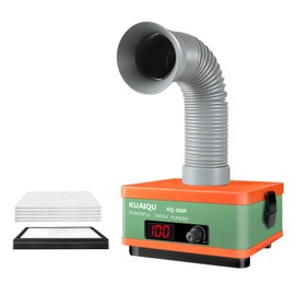 Solder Fume Extractor,2-in-1 HEPA & Activated Carbon Smoke Extractor with Smart Filter Reminder,Desktop Solder Smoke Absorber for Soldering,DIY,3D Printing,Nail Salon,Jewelry Making
