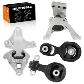 Engine Motor Mount & Trans Mount Replacement for 2018 Accord 1.5L L4 Engine, 2019 Accord 1.5L L4 Engine, 2020 Accord 1.5L L4 Engine, Engine Mount Set of 4 Replaces OE# A65109 50820TVAA11 A65126