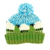 LOUDelephant Sheep Knitted Wool Hat, Green, Sky Blue, Unit size