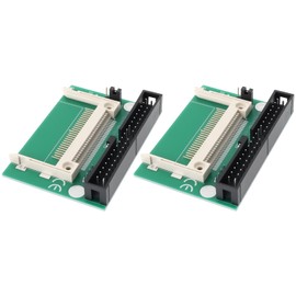 eMagTech 2 Pcs CF Card Slot to IDE40 Pin Adapter Card 2.5mm Female Single Sided CF Card Slot Adapter Board Suitable