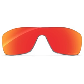 Tintart Performance Replacement Lenses Compatible with Oakley Oil Rig Polycarbonate Polarized Etched-Fire Red