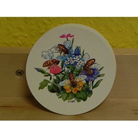 Generisch Silkes Silkes Beekeeper's Beekeeping Supplies 120 Lid Inserts for Neutral Honey Jars 500 g 80.2 mm D Flower (8.5 ct/Piece)