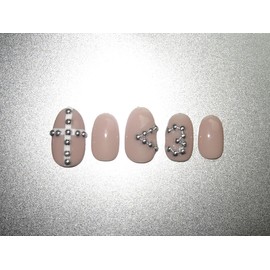 [Self-produced] Heart Silver Ball Nail - Malkang Full Tip Oval / [자체제작] Heart Silver Ball Nail - 말캉 풀팁오발