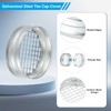 PATIKIL 5 Inch Duct End Cap with Steel Mesh, Metal