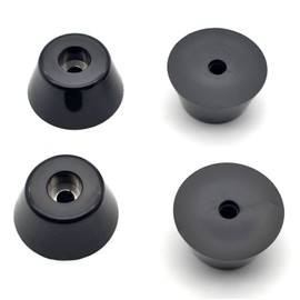 Fctoerg 2 Inch Heavy Duty Rubber Feet for Machinery Equipment Bumper Anti Vibration Non Slip Furniture Feet Pads Pack of 4