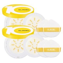 Eloel Sun Cushion S10 Season 10 2026 Pangpang Big Sun Cushion 2 main products + 2 refills / 엘로엘 선쿠션 S10 시즌10 2026년 팡팡 빅선쿠션 본품2+리필2
