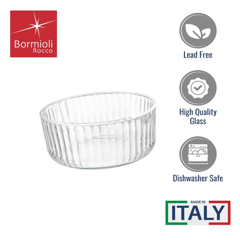 Bormioli Rocco Exclusiva Mini Serving Bowls, Set of 2-15.25 Oz.