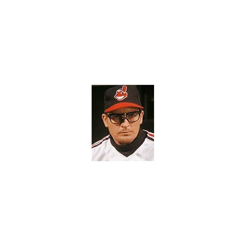 Varies Wild Thing Rick Vaughn Skull Glasses (Clear Lens)