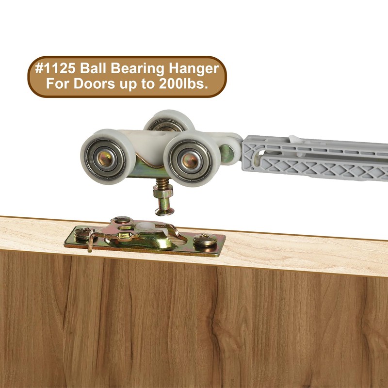 2 Pack Bi-Direction Pocket Door Soft Close/Open Hanger Fits Johnson