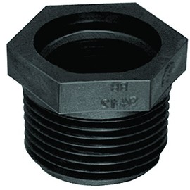 GREEN LEAF Pipe Reducing Bushing, 3/4 X 1/4 in, MPT X FPT, Polypropylene RB 34-14 P BUSHNG RED 3/4MPT