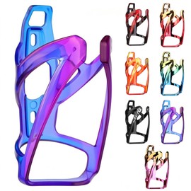 Binudum Bottle Holder Bicycle Drink Holder Bicycle with Screws Lightweight Cycling Bicycle Water Bottle Holder for Road Mountain Bike (Blue Purple)