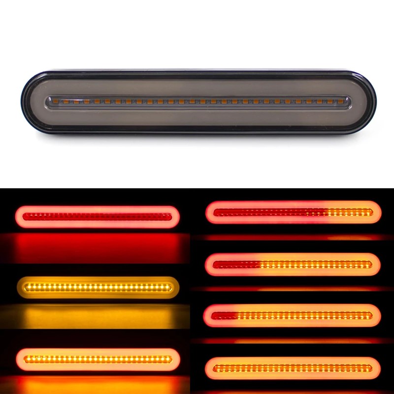YUANFU 2pcs 100 LED 12/24V Car Trailer Tail Light 3