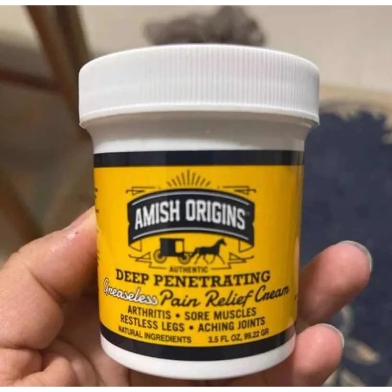 Amish Origins Deep Penetrating Crema De Alivio Para El Dolor