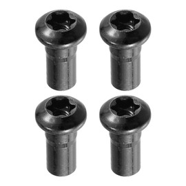 A ABSOPRO Door Hinge Nuts Anti Rust Hinge Lock Bolts Door Hinge Bushing for Jeep Wrangler 2018 2019 2020 2021 for Jeep Gladiator 2020 2021 Black Set of 4