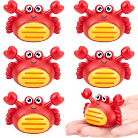 Civaner 6 Pcs Crab Toy Car, Crab Boil Party Favors, Small Pull Back Cars for Sea Animals Theme Party Favor Supplies