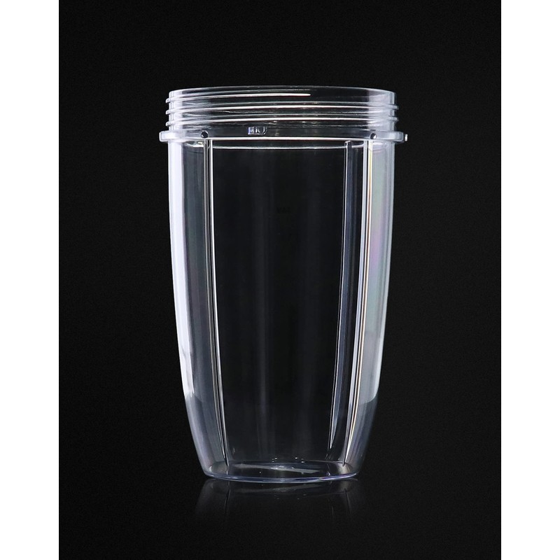 QWORK® 24OZ Juicer Cups Compatible with Nutribullet 600W 900W Blenders,