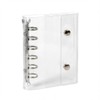 Sentyo Binder Notebook, A7, Mini Seal Pad, 10 Sheets, Transparent,