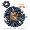 Winitas Gorro grande de satén de seda para mujeres negras,