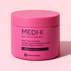 Available in pharmacies Medi-K Silk Touch Hair Pack Large Capacity 300ml Extreme Damage Recovery Protein Treatment Bleaching Burnt Hair Damaged Hair Clinic, 1 Piece / 약국입점 메디케이 실크터치 헤어팩 대용량 300ml 극손상 복구 단백질 트리트먼트 탈색 탄머리 손상모 클리닉, 1개