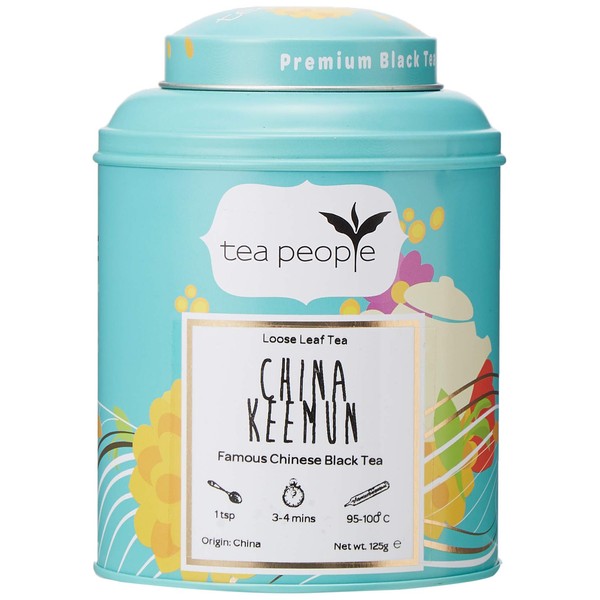 Tea People China Keemun Loose Black Tea Caddy, 125 g