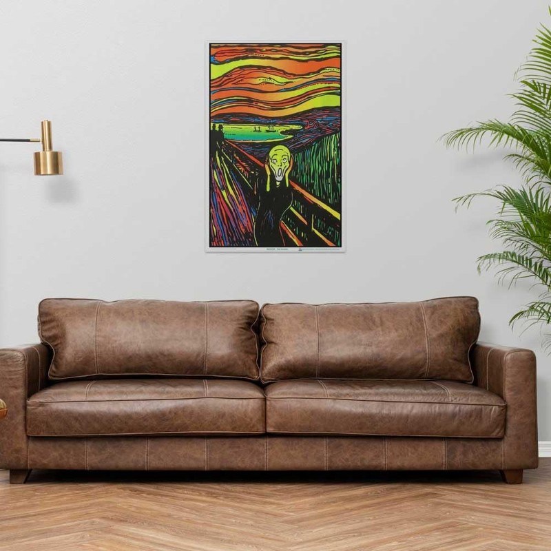 Scorpio Posters The Scream - Blacklight Poster - 23"x 35"