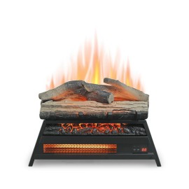 Electric Fireplace Insert 23-Inch With 3D Log Set Infrared Heater For Indoor Usecolor: as Pic Color