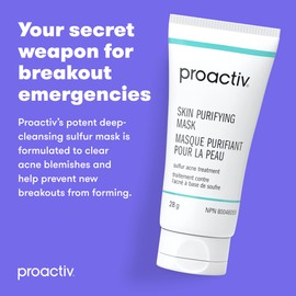 Proactiv Skin Purifying Acne Face Mask And Acne Spot Treatment - Detoxifying Facial Mask With 6% Sulfur - 28g