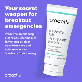Proactiv Skin Purifying Acne Face Mask And Acne Spot Treatment - Detoxifying Facial Mask With 6% Sulfur - 28g