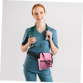 Housoutil Pink Tool Belt Pack Tools Tool Bag Tool Kit Tool Pouch for Tool Waist Pouch Storage Bag Tool Belt Care Utility Pouch