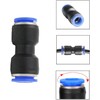 Straight Push Connectors, Quick Release Plastic Push to Connect Fittings