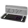 GEEKRIA Full Size Keyboard Case, Hard Shell Travel Carrying Bag