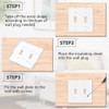 Wall Electric Outlets Insulation Gaskets - 60pcs Set Energy Efficiency