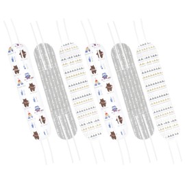 Luvable Friends Unisex Baby Belly Binder 6pk, Be Brave, 0-6 Months