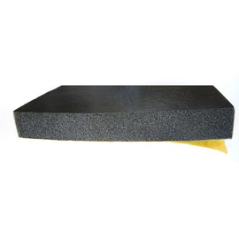 Elfin 39'' x 78.8'' x 1'' Thick Self-Adhesive Fireproof High Performance Sound Insulation and Heat Insulation Foam