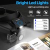 COYLAPY Magnifying Glasses with Light, Versatile Magnifying Glasses for Close