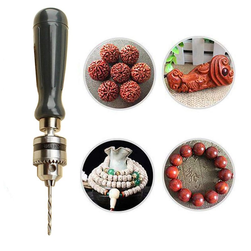 YAGSUW Hand Drill Bits Set 7 in 1 Manual Tool