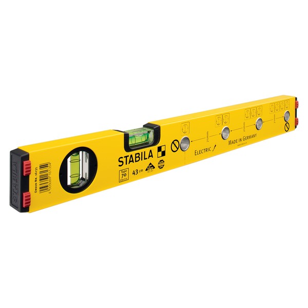 Stabila Electrician's Water-Level 70 Electric 16135/4Level Accuracy 0.5 mm/m