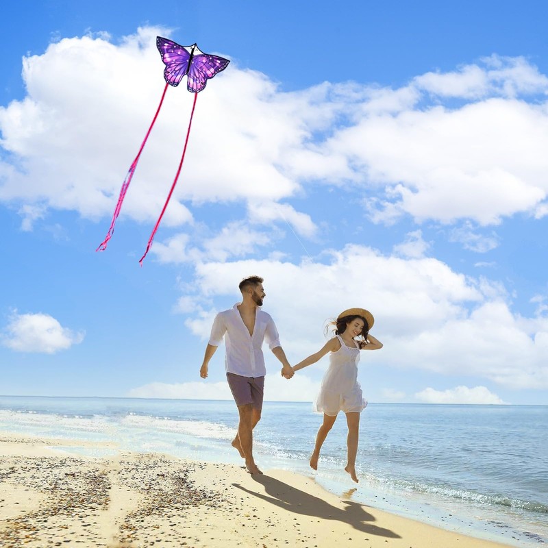 Flying Hoofer Large Butterfly Kite for Adults and Kids Ages
