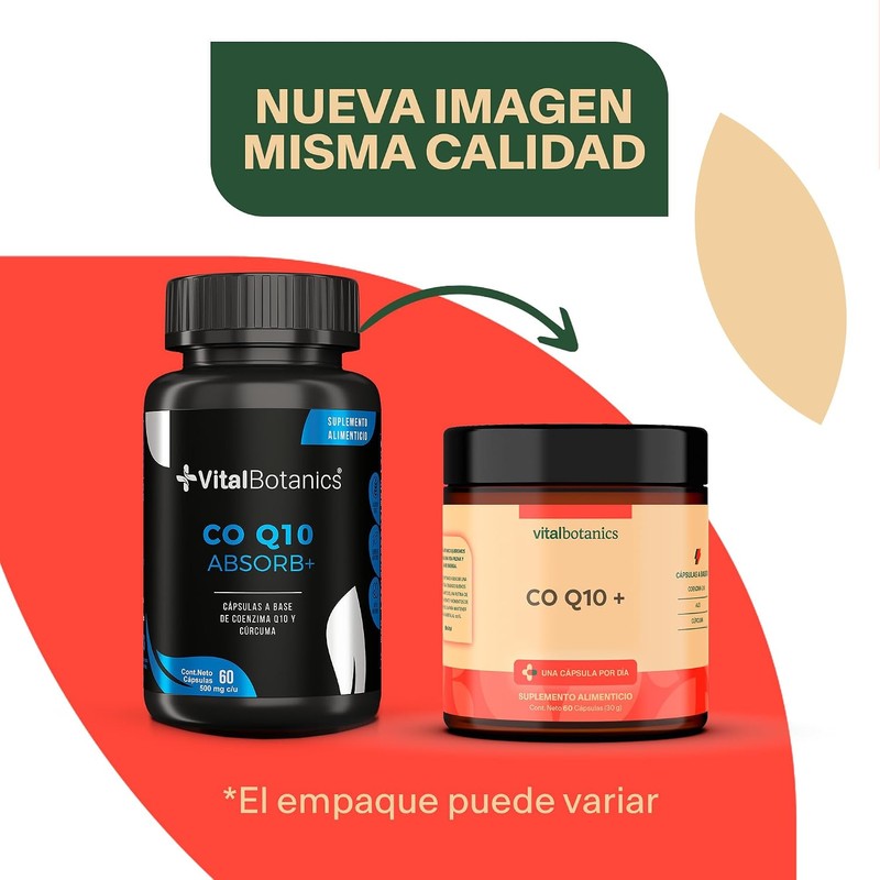 Vital Botanics CoQ10 Coenzima Q10 con Ajo y Cúrcuma