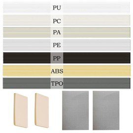 Plastic Welding Rods 106 Pcs,WMLBK Wires Sticks with Stainless Steel Mesh and Sandpaper ABS/PE/PP/TPO/PU/PC Welding Rods for Plastic Welding Kit/Hot Air Gun and Daily Plastic Repair (106)