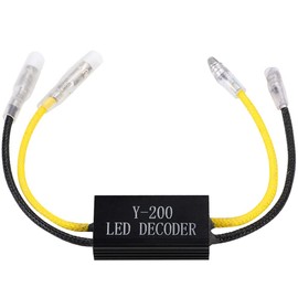 Greluma Pack of 4 Motorcycle Load Resistor Torch Indicator Decoder Motorcycle Indicator Resistance Adapter Flash Fix Error 12 V for Motorcycle Scooter (10 W 10 Ω)