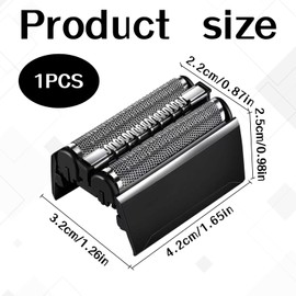 52B Series 5 Shaver Replacement Head Series 5 Replacement Head Replacement Head Compatible with Braun Series 5 Shaver Head for Models 5018S, 5020CS, 5050CS, 5031S(52B, Black)